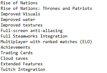 Rise of Nations Rise of Nations